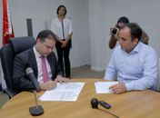 Renato Filho e Renan em consenso sobre o palanque no Pilar