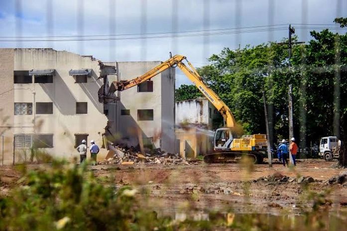 Projeto gerenciado pela Fundepes busca reaproveitar resíduos de demolição do bairro do Pinheiro