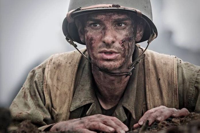 Andrew Garfield em Até o Último Homem (2017)