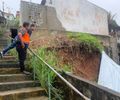 Secretário de Defesa Civil Carlos Guruba e GCM visitam áreas de risco na Cafurna, em Palmeira dos Índios