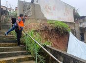 Secretário de Defesa Civil Carlos Guruba e GCM visitam áreas de risco na Cafurna, em Palmeira dos Índios