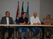 Coletiva foi realizada na sede da Polícia Federal, no Jaraguá