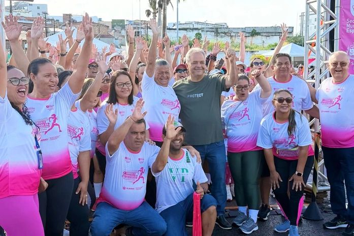 Deputado Silvio Camelo parabeniza prefeita Tia Júlio e secretário Julio Cezar pela 1ª corrida em homenagem às mulheres em Palmeira dos Índios
