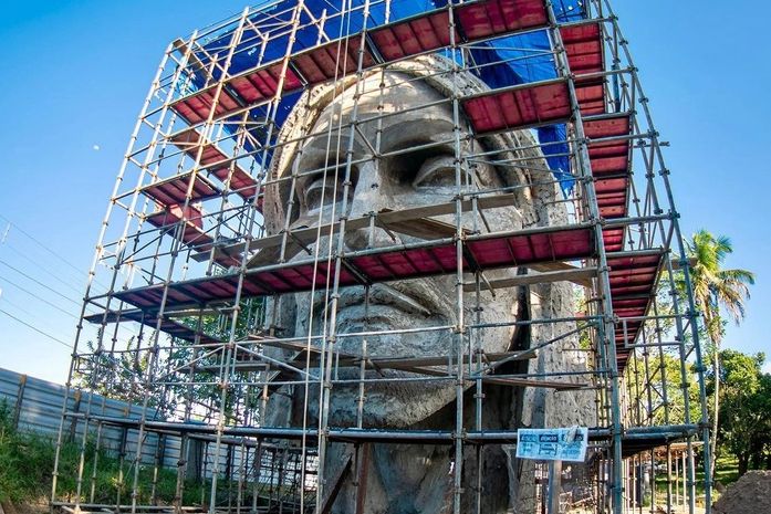 Cristo de Pilar terá quase o dobro do tamanho de roda gigante de Maceió