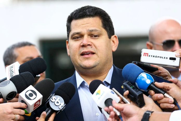 O presidente do Senado, Davi Alcolumbre.