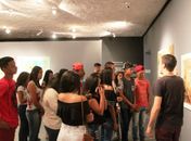 Crianças e adolescentes de Branquinha visitam Pinacoteca