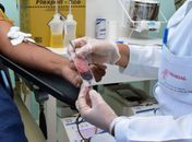 Mutirão de doação de sangue é realizado no bairro de Cruz das Almas, em Maceió