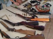Armas apreendidas