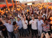 Guilherme Lopes leva milhares de pessoas para o lançamento da sua pré-candidatura
