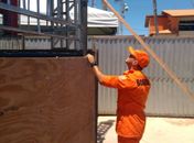 Bombeiros realizam vistoria