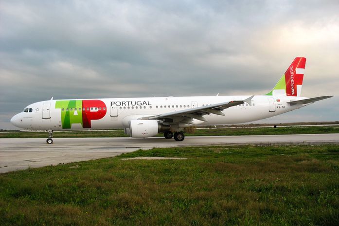 A321neo da TAP que realiza os voos de Maceió para Lisboa