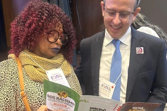 Em Brasília, fizemos convite ao Hospital Alemão Oswaldo Cruz, para vir a Maceió discutir Equidade e o ideário da Cidade Antirracista