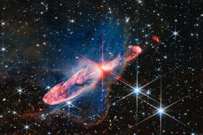 Estrelas em formação pelo telescópio James Webb