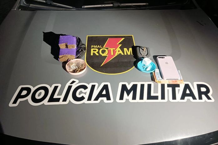 Rotam apreende quase meio quilo de drogas dentro de geladeira no Tabuleiro