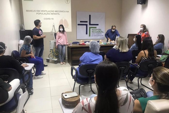 Profissionais de hospital em Arapiraca são treinados para atendimento a casos de coronavírus em Crianças