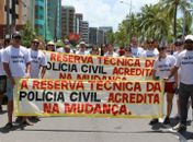 Membros da reserva técnica da Polícia Civil