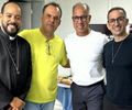 Fé e evangelização: Francisco Sales recebe visita de Missionário Dunga e Diácono Rômulo Canuto
