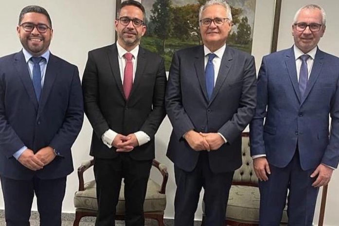 João Victor, Paulo Dantas, Renan Calheiros e Maurício Holanda