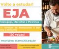 Ifal oferta 120 vagas de cursos EJA nos campi Maragogi, Marechal Deodoro e Piranhas