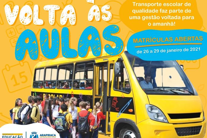 Transporte escolar vai garantir conforto e segurança para alunos da rede municipal de Arapiraca