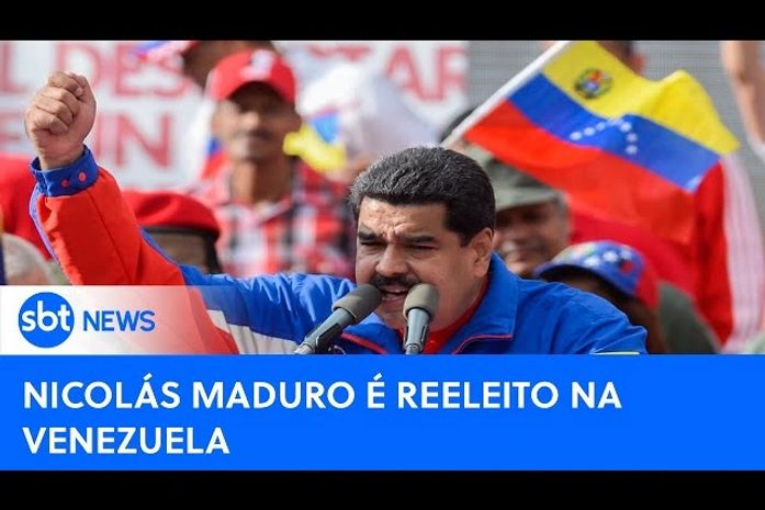 Jornalismo do SBT bate a Globo na cobertura do resultado da eleição venezuelana 