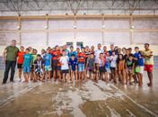 Projeto promove esporte e lazer desde 2018 e também conta com apoio da Confederação Brasileira de Voleibol (CBV)