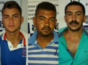 Presos na operação 