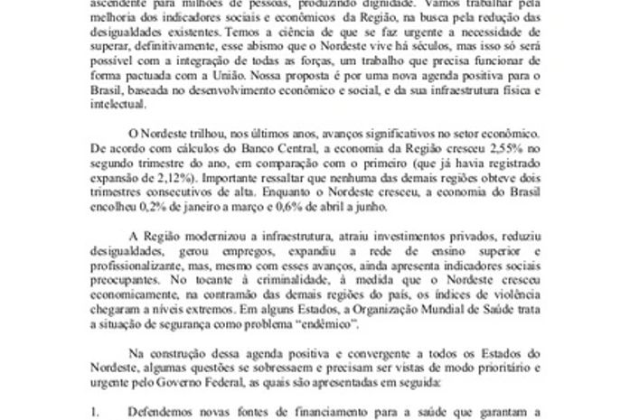 A Carta da Paraiba