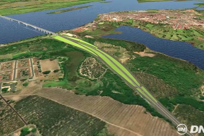 Ministro Renan Filho assina ordem de serviço para construção de ponte Penedo-Neópolis