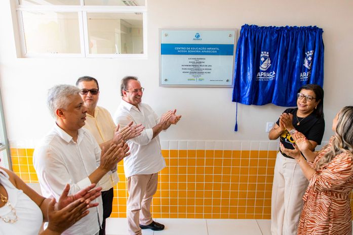 Luciano entrega mais uma creche e anuncia escola, ginásio e campo society no residencial Nossa Senhora Aparecida