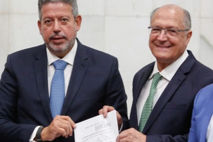 Arthur Lira e Geraldo Alckmin