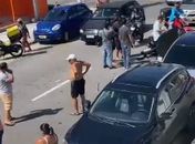 Acidente aconteceu na Avenida Júlio Marques Luz.