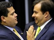 Rodrigo Maia e Davi Alcolumbre 