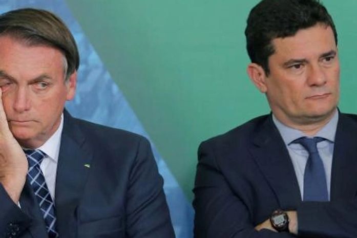 Bolsonaro e Sérgio Moro