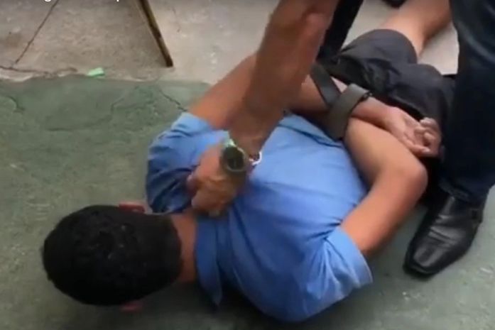 Homem é preso após tentativa de assalto em frente a shopping; veja vídeo