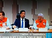 Dinário chora ao falar em audiência sobre o Pinheiro, no Senado