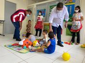 Prefeito George Clemente visita Creches de São Miguel dos Campos
