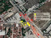 Trânsito do entorno do Viaduto da PRF será alterado a partir de quinta-feira