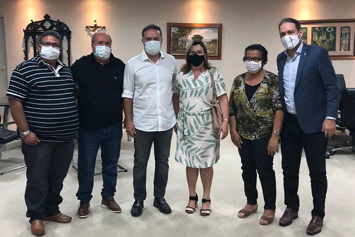 Dudu Ronalsa se reúne com governador e prefeita de Porto Calvo, Eronita Sposito para garantir recursos ao município