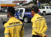 Agentes de trânsito da Superintendência Municipal de Transportes e Trânsito (SMTT) 