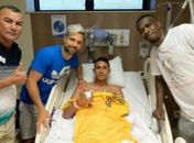 Jogador ferido em incêndio no Flamengo deixa o CTI