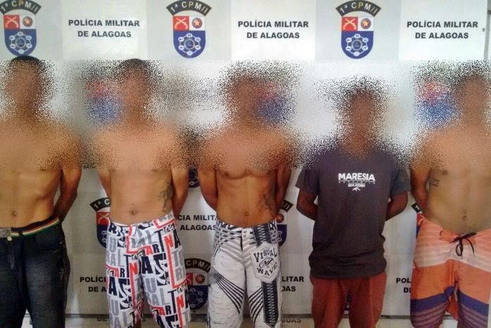 Cinco homens foram presos em São Miguel dos Campos