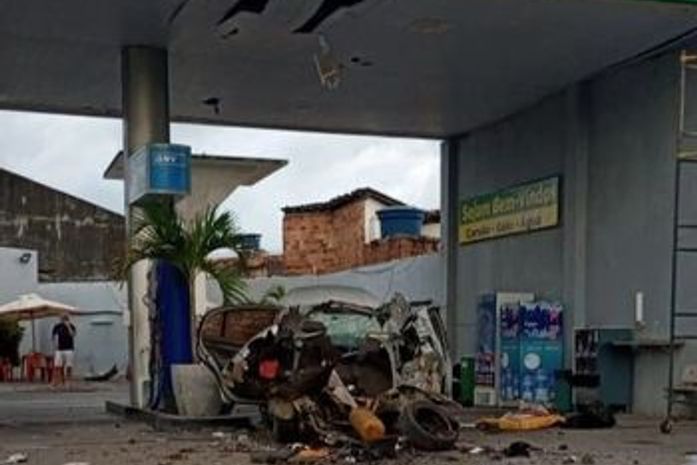 Cilindro de GNV de carro que explodiu em posto estava vencido desde 2019