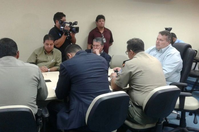 Coletiva foi realizada na sede da SSP
