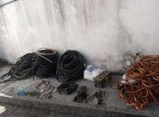 Fios de cobre recuperados