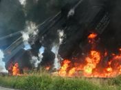 BR-101 segue interditada mais de 24 horas após explosão de caminhão-tanque em São Miguel dos Campos