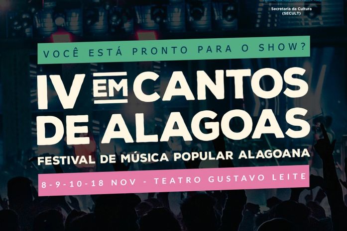 Secult divulga programação do IV Festival em Cantos de Alagoas