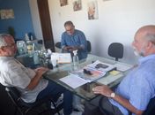 Maurício Holanda visitou o Instituto de Terras e solicitou apoio na revisão de limites territoriais do município