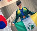Com apoio do Governo de Alagoas, atleta do taekwondo conquista duas medalhas em competição na Coreia do Sul