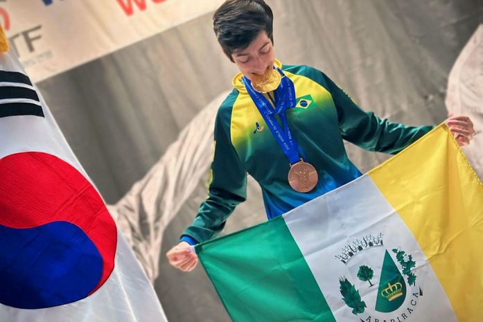 Com apoio do Governo de Alagoas, atleta do taekwondo conquista duas medalhas em competição na Coreia do Sul